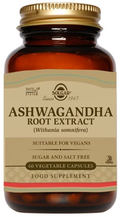 Solgar Ashwagandha Root Extract 60 Vegetable Capsules
